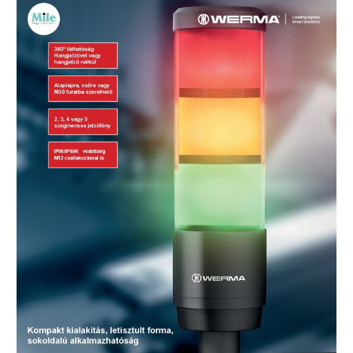 WERMA - RST 56 LED jelzőoszlop